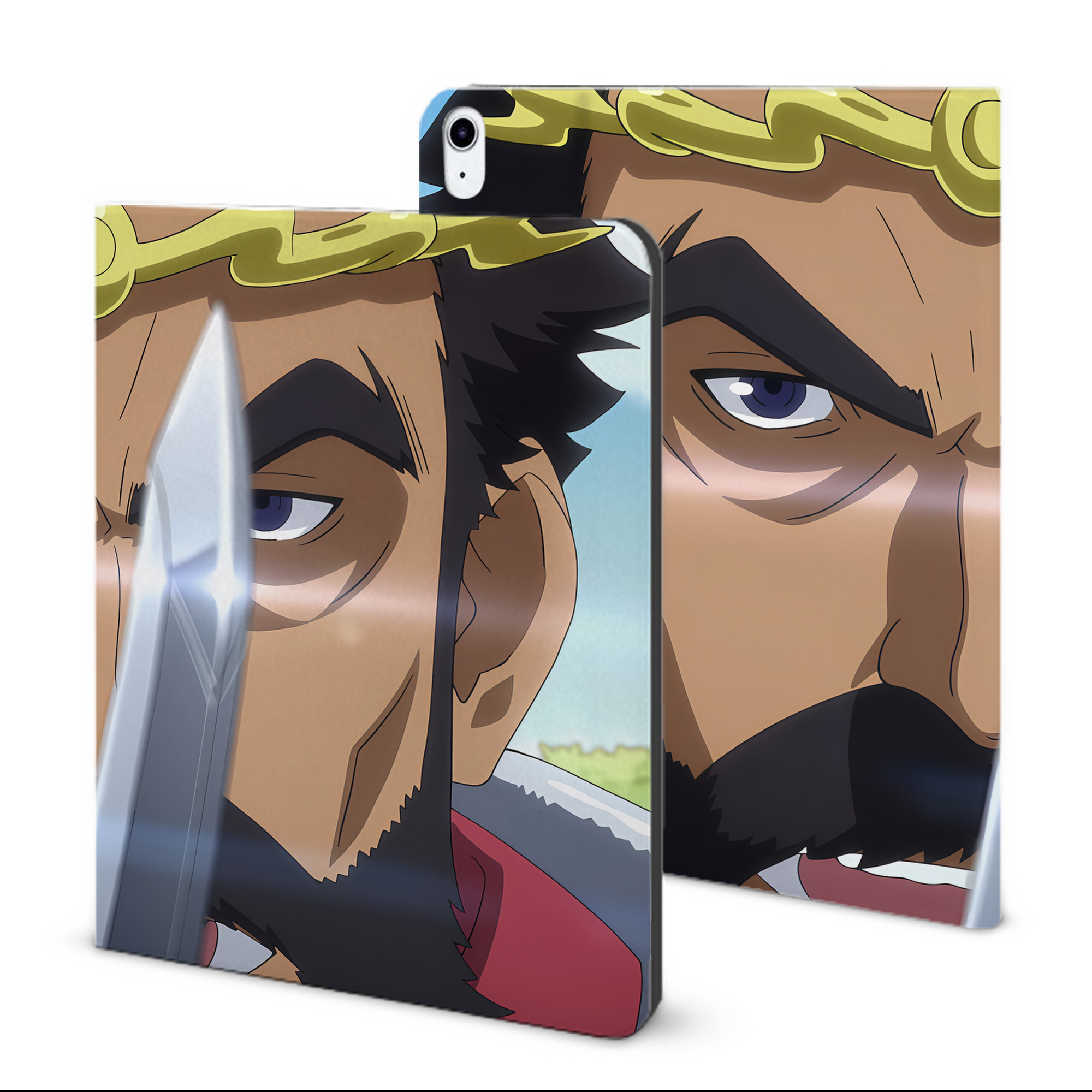 （画像用） 転スラ Regarding Reincarnated to Slime IPad ケース ブック型 PUレザー TPU 耐衝撃 軽量 薄型 ペン収納なし 全面保護 IPad 各モデル対応